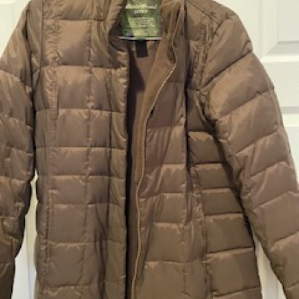 Eddie Bauer Full Length, fully lined,  Down Coat.